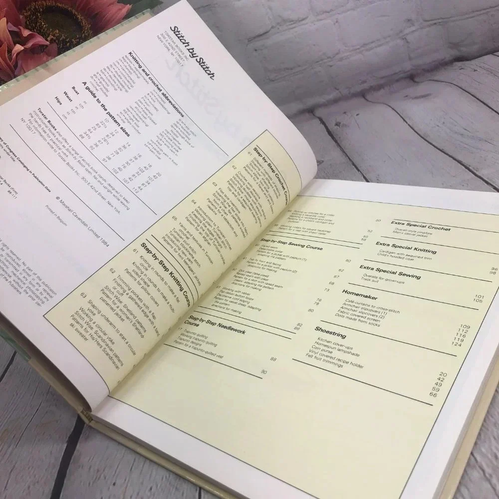 vintage stitch by stitch book